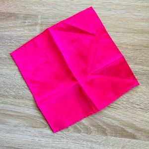 ✨5/$5 | Men’s Silky Hot Pink Pocket Square✨
